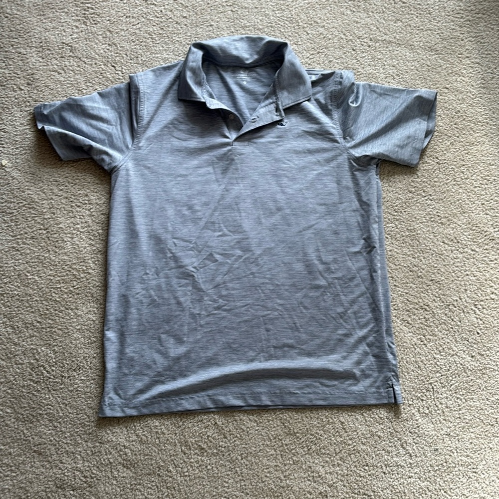 VINEYARD VINES POLO KIDS XL GREY